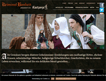 Tablet Screenshot of kriminal-bankett.de